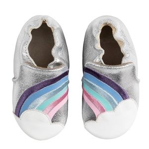 Robeez Baby Shoes - Hope Silver - 18-24M